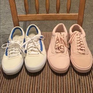 Two pairs of Vans Old Skool